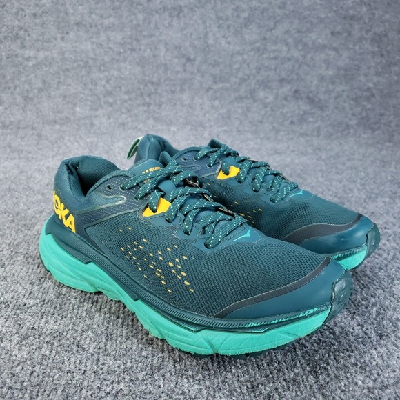 Hoka One Challenger ATR 6 Shoes Womens Size 7.5 Green Running Sneakers Deep Teal - Picture 12 of 16